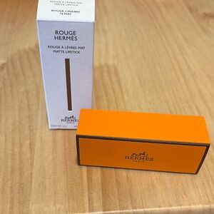 Hermès Matte Lipstick in Orange